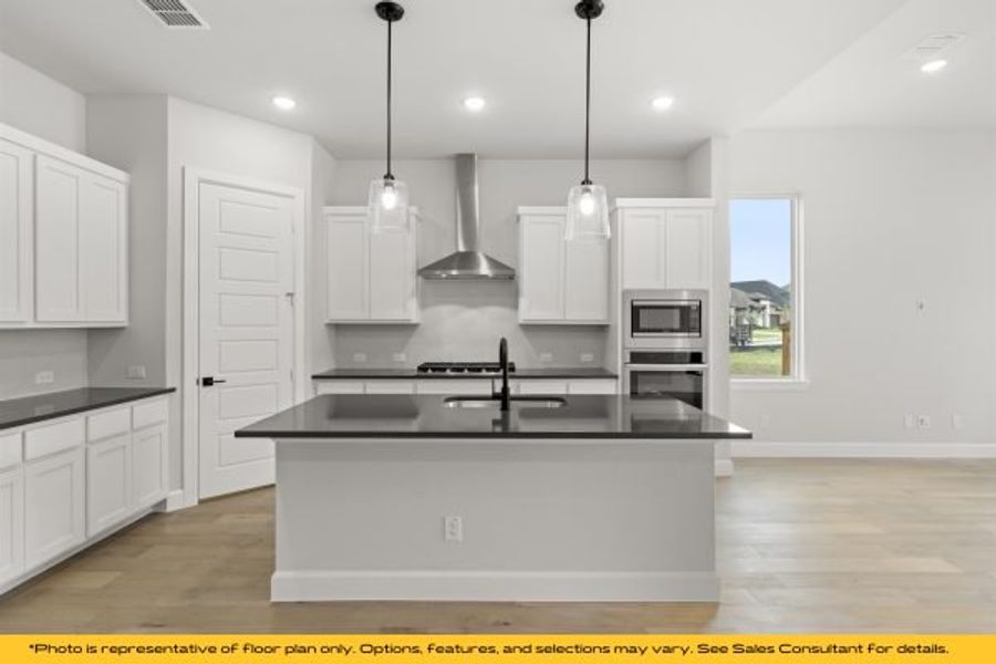 Representative furnished interior of a home built from the The Barbados by Stonefield Homes in The Highlands, Rockwall (Image 16).
