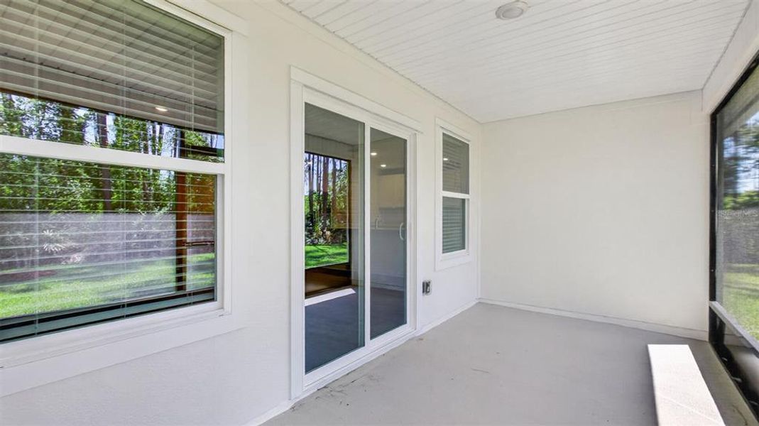 Exterior details and patio area of a home in Palm Coast Homesites, Palm Coast (Image 3). Exterior details and patio area of a home in Palm Coast Homesites, Palm Coast (Image 3).