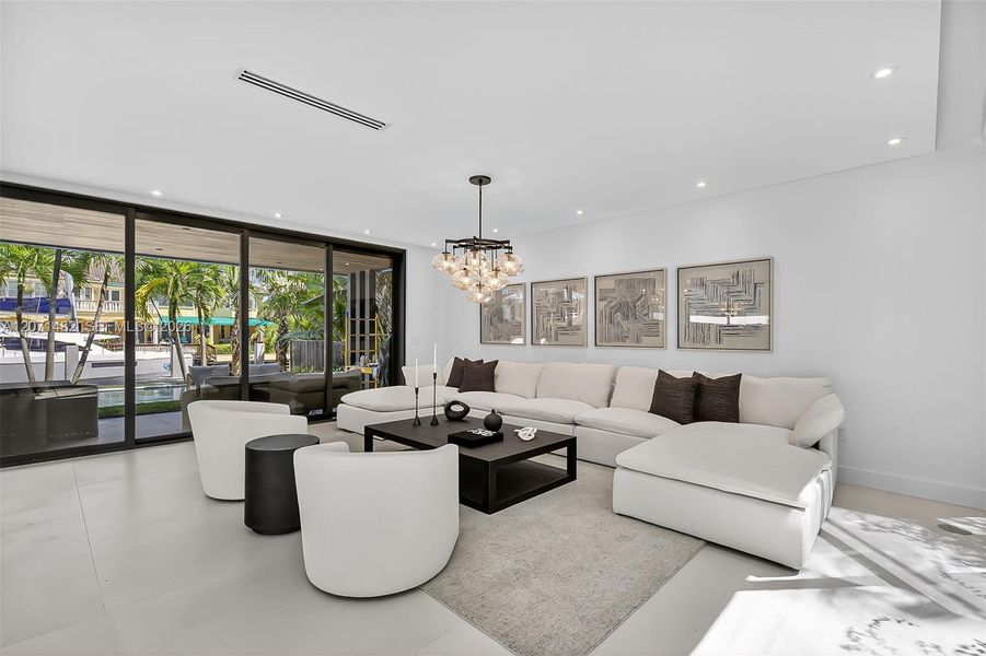 Furnished interior view inside a new home in , Fort Lauderdale (Image 12).