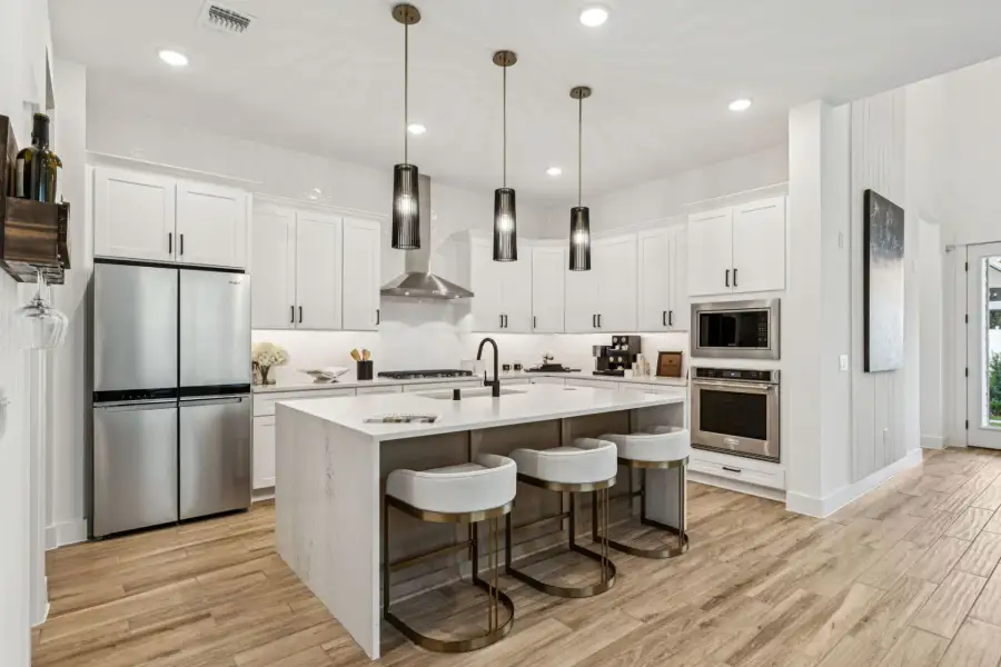 Representative furnished interior of a home built from the Iredell by Pulte Homes in Spring Branch Preserve, Montgomery (Image 11).