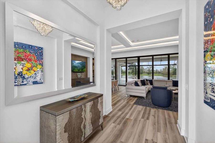 Furnished interior view inside a new home in , Bradenton (Image 61).