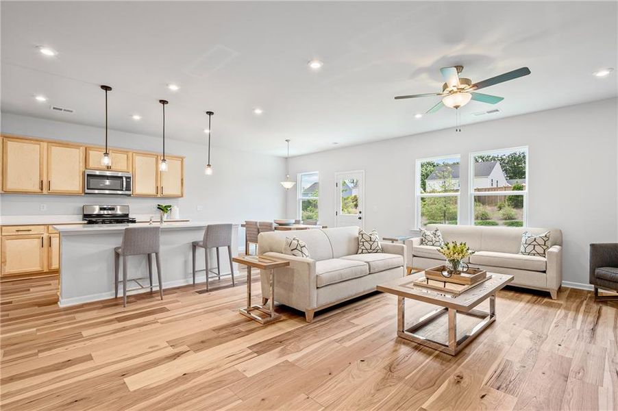 Furnished interior view inside a new home in Hawthorne Ridge, McDonough (Image 12).