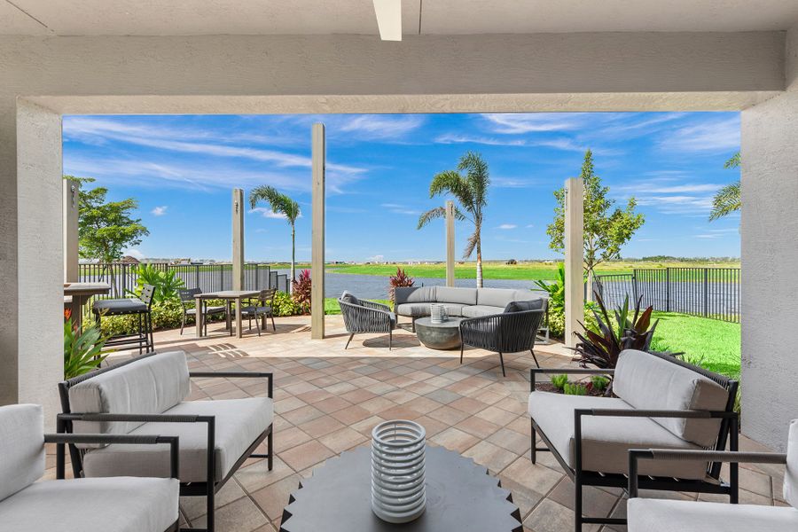 Representative exterior details of a home built from the Bimini by GL Homes in Valencia Parc at Riverland, Port St. Lucie (Image 24).