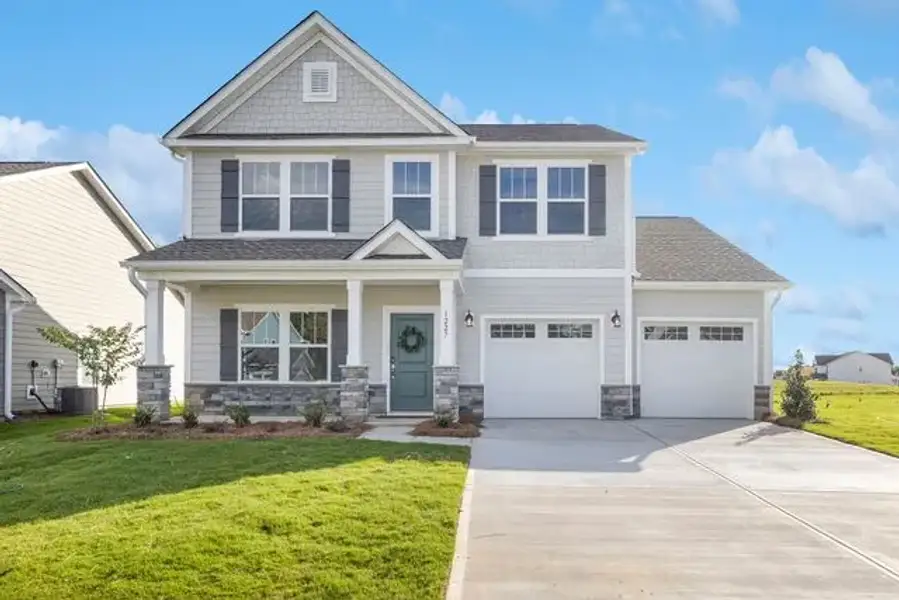 Representative exterior photo of a completed home built from the Inverness by True Homes in Edgewater - Lakeview Point, Lancaster, SC (Image 13).