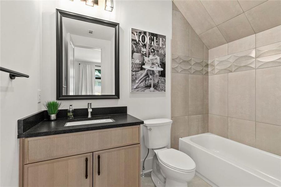Furnished interior view inside a new home in , Atlanta (Image 17).