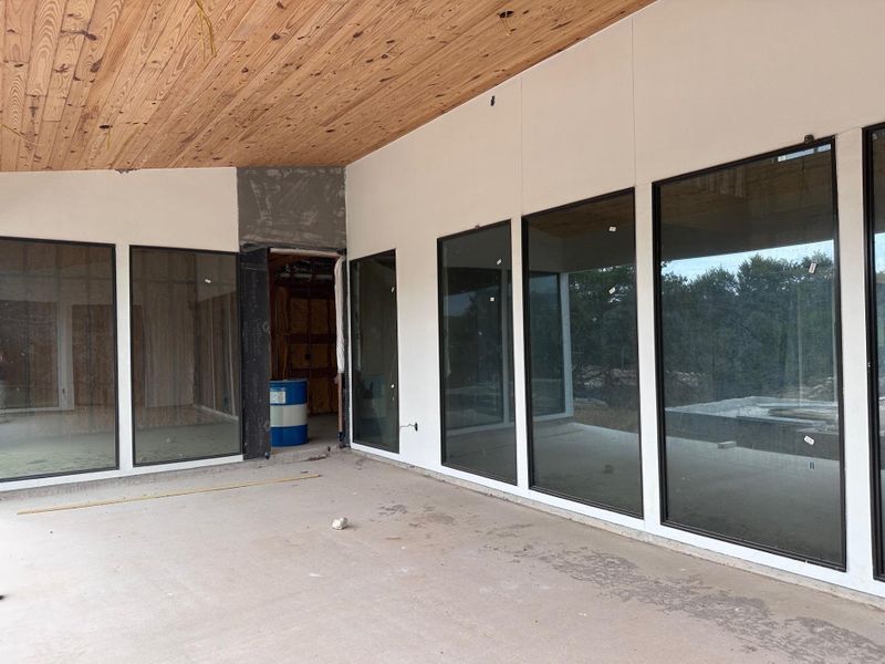 In-progress construction of a new home in Paradise On The Guadalupe, Canyon Lake, TX (Image 11).