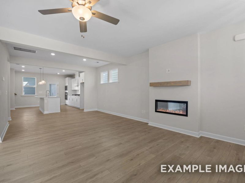 Spacious, unfurnished interior of a new home in Forestville Yard, Knightdale (Image 11).