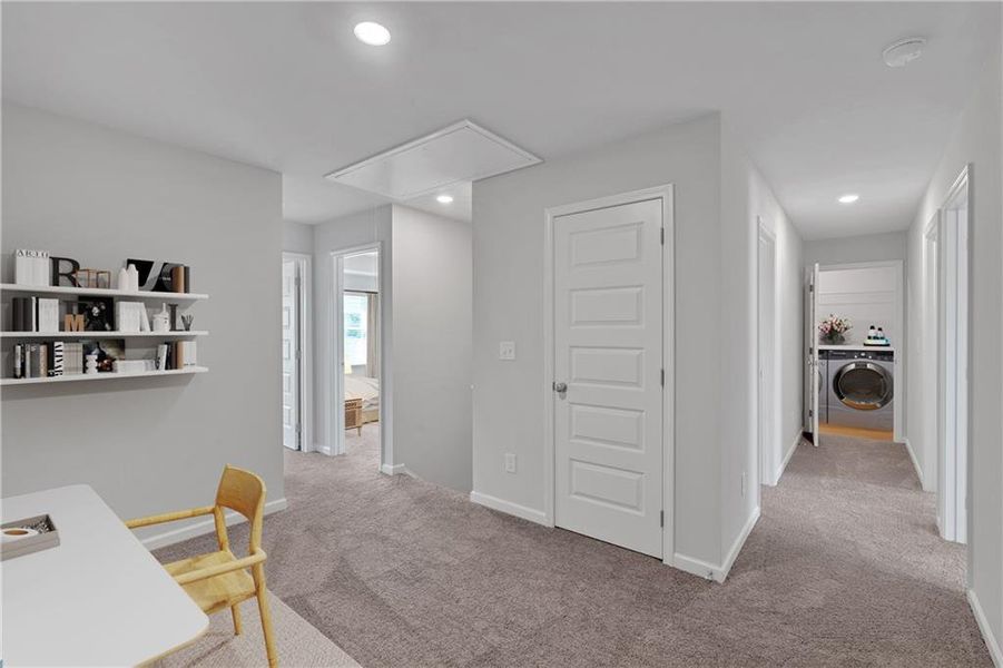 Furnished interior view inside a new home in , Rockmart (Image 8).