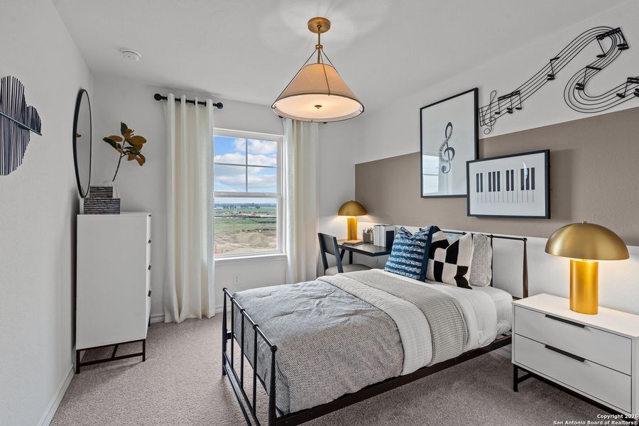 Furnished interior view inside a new home in Horizon Ridge, San Antonio (Image 10).
