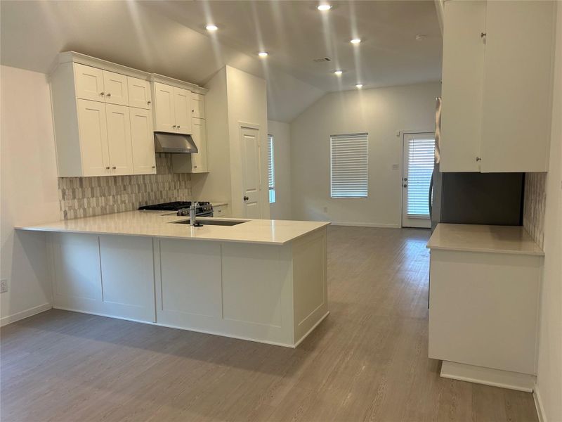 The Open bar has room for bar stools or chairs, or could be used as a serving bar when entering guests. The Open bar has room for bar stools or chairs, or could be used as a serving bar when entering guests.