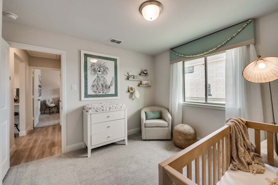 Representative furnished interior of a home built from the Melrose by Pacesetter Homes in Elevon, Lavon (Image 13).
