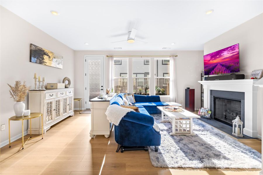 Furnished interior view inside a new home in Parkside Commons, Davidson (Image 28). Furnished interior view inside a new home in Parkside Commons, Davidson (Image 28).