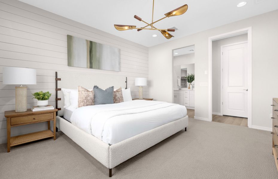 Representative furnished interior of a home built from the Hummingbird by Pulte Homes in Alamar, Tolleson (Image 11). Representative furnished interior of a home built from the Hummingbird by Pulte Homes in Alamar, Tolleson (Image 11).