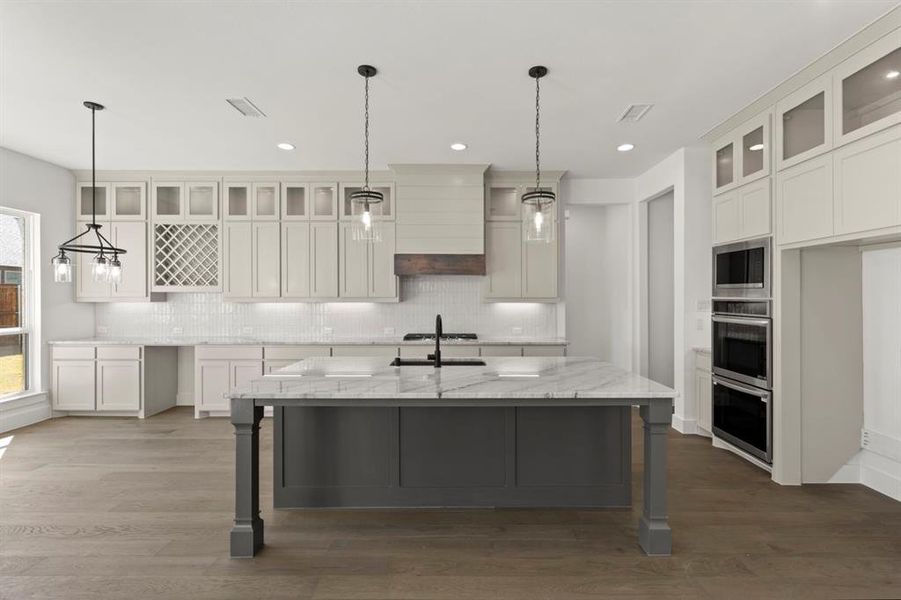 Furnished interior view inside a new home in Estates at Rockhill, Frisco (Image 11).