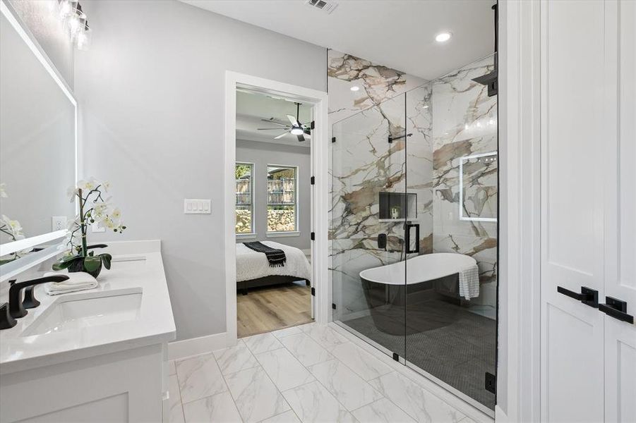 Furnished interior view inside a new home in , Arlington (Image 6).