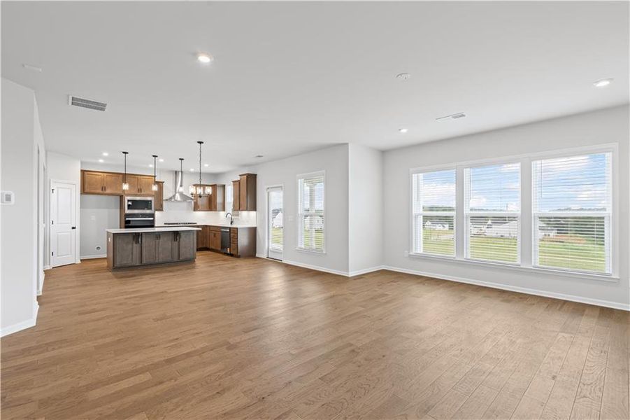 Spacious, unfurnished interior of a new home in Reunion, Flowery Branch (Image 15). Spacious, unfurnished interior of a new home in Reunion, Flowery Branch (Image 15).