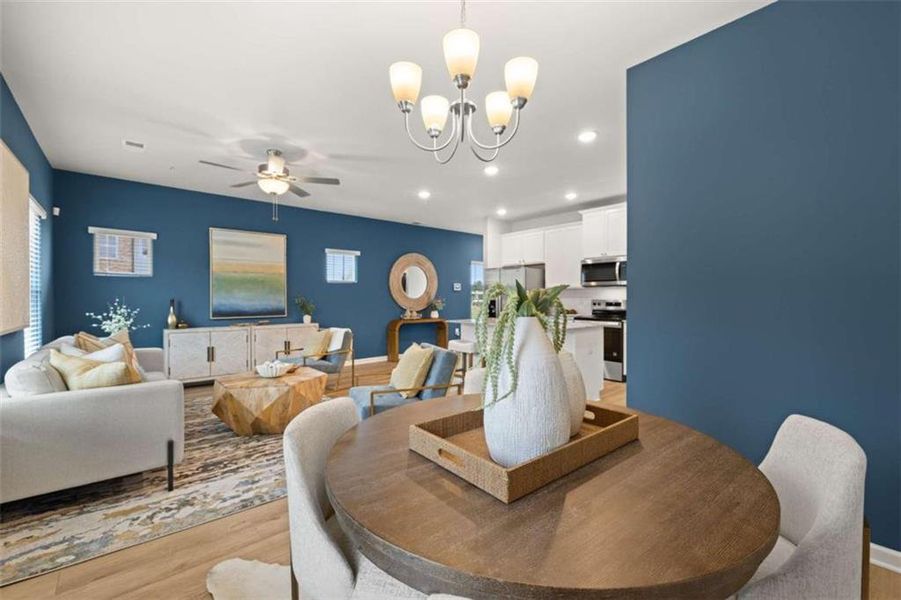 Furnished interior view inside a new home in Union Village, McDonough (Image 9).