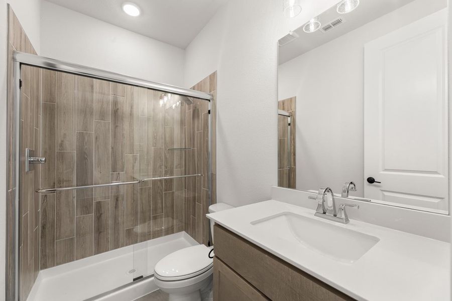 Furnished interior view inside a new home in Discovery Collection at Union Park, Little Elm (Image 10). Furnished interior view inside a new home in Discovery Collection at Union Park, Little Elm (Image 10).