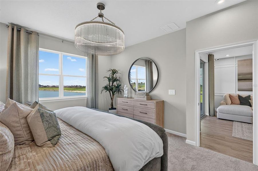 Furnished interior view inside a new home in Pasadena Ridge Master, Dade City (Image 7).