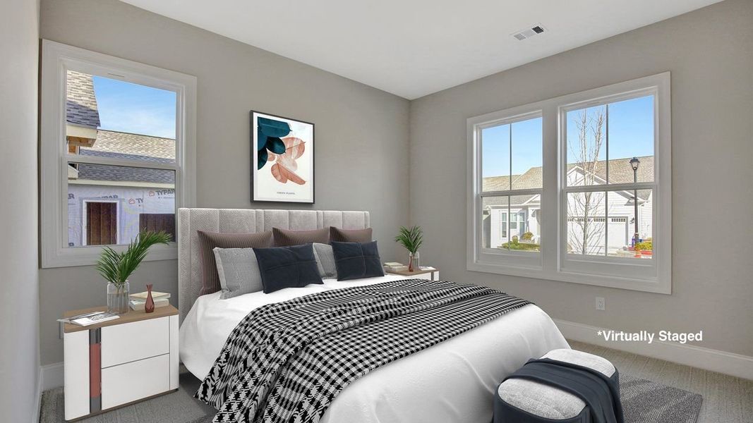 Taylor Model | Front bedroom staged