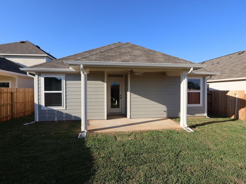 Exterior details and patio area of a home in Lone Star Landing, Montgomery (Image 4).