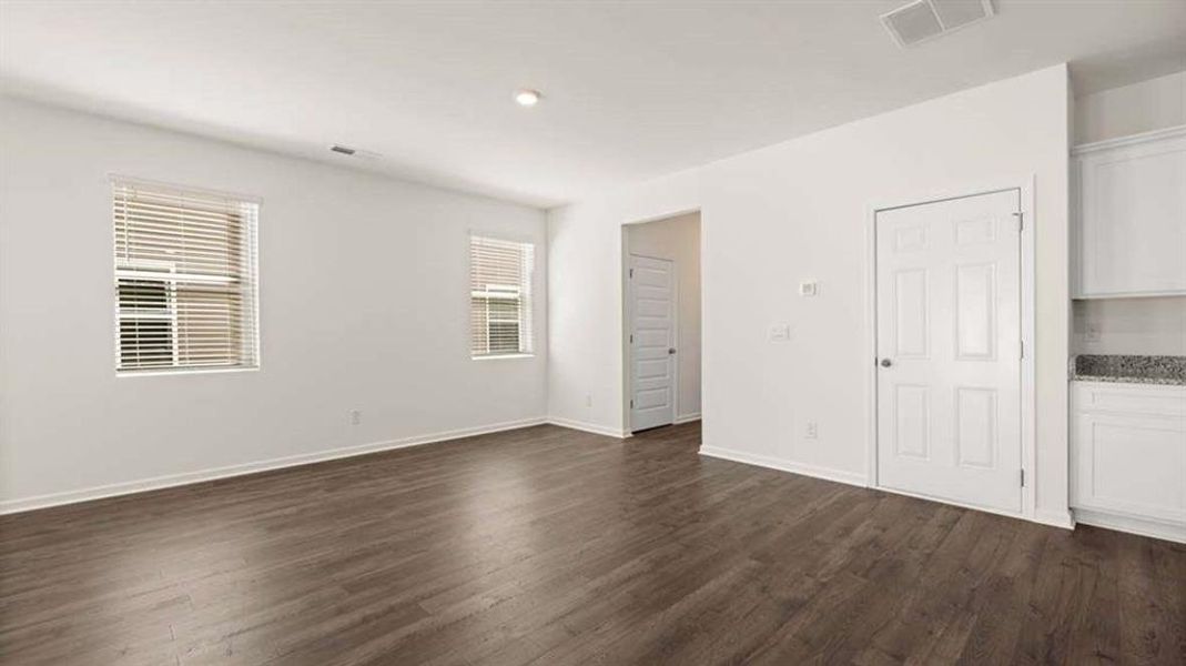 Spacious, unfurnished interior of a new home in Shoal Creek, Hampton (Image 11). Spacious, unfurnished interior of a new home in Shoal Creek, Hampton (Image 11).