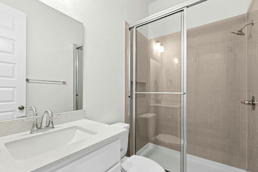 Furnished interior view inside a new home in University Heights, Round Rock (Image 6).