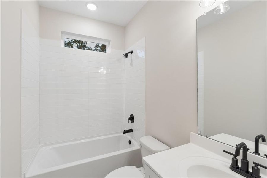 Furnished interior view inside a new home in Settingdown Farms, Cumming (Image 12).