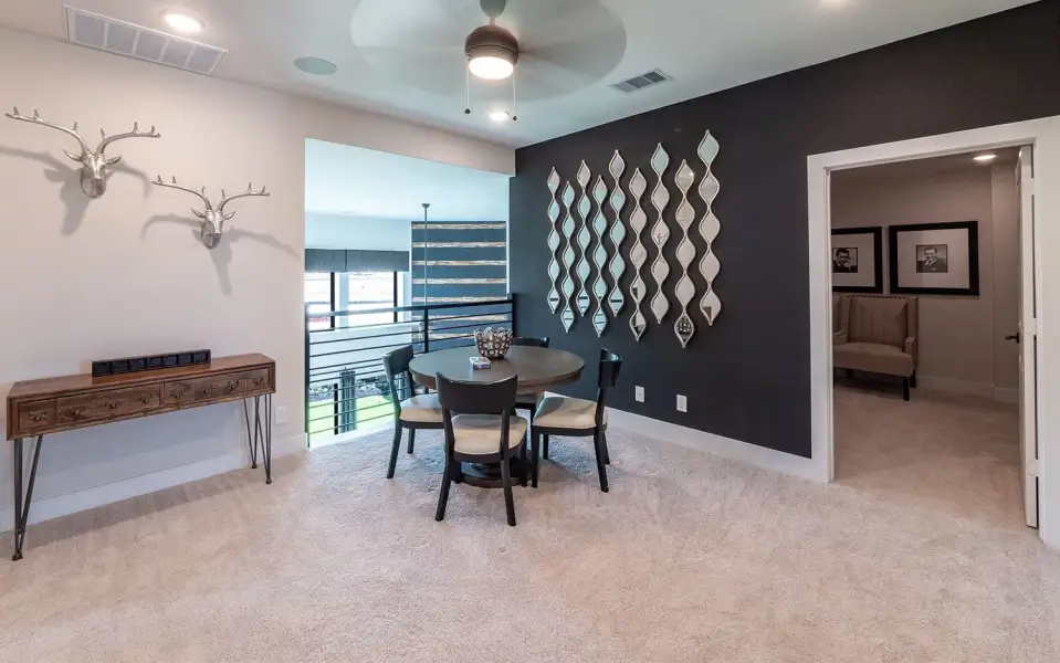 Furnished interior view inside a new home in Sunfield, Buda (Image 17).