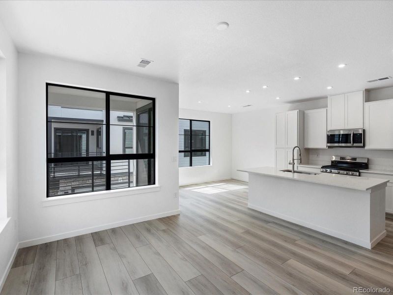 Spacious, unfurnished interior of a new home in The Hub at Virginia Village, Denver (Image 20). Spacious, unfurnished interior of a new home in The Hub at Virginia Village, Denver (Image 20).