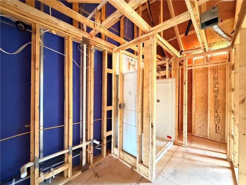 In-progress construction of a new home in Leydenview, Mableton, GA (Image 35).