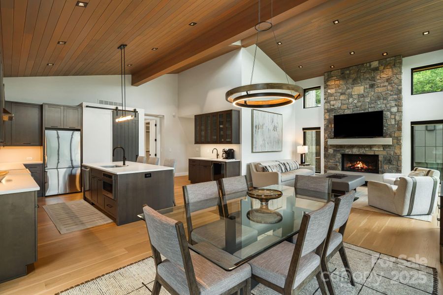 Furnished interior view inside a new home in , Sylva (Image 11).