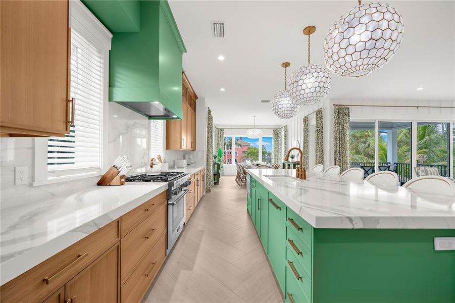 Furnished interior view inside a new home in , Sarasota (Image 54).