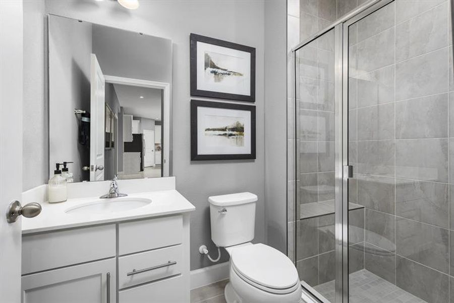Representative furnished interior of a home built from the Lynn Haven by Ryan Homes in Copperleaf, Ocala (Image 23).