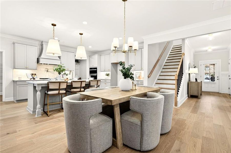 Furnished interior view inside a new home in River Rock, Ball Ground (Image 43).