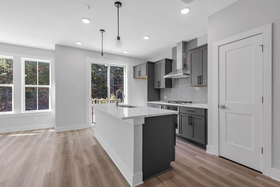 Furnished interior view inside a new home in Echo Park, Suwanee (Image 6).