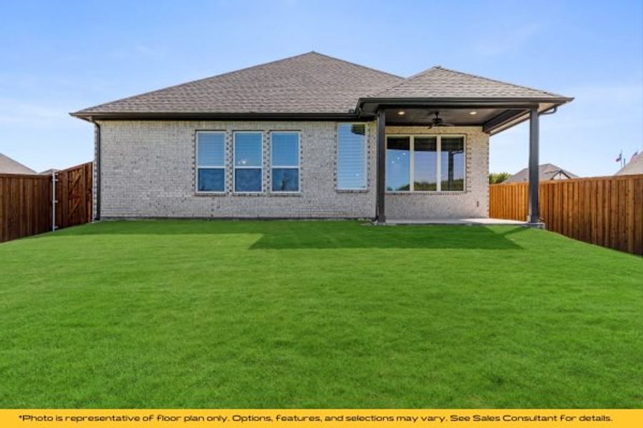 Representative exterior details of a home built from the The Catalina by Stonefield Homes in The Highlands, Rockwall (Image 52).