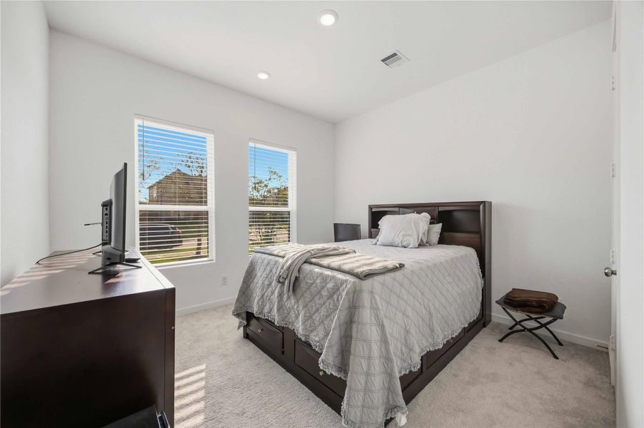 Secondary Bedroom on First floor. Secondary Bedroom on First floor.