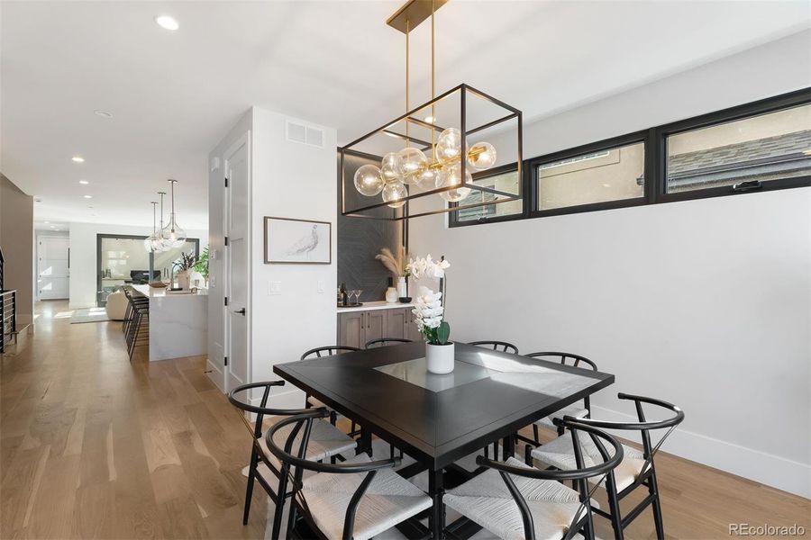 Furnished interior view inside a new home in , Denver (Image 10).