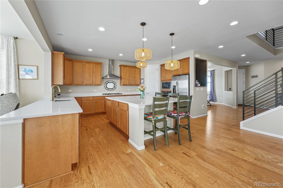 Furnished interior view inside a new home in Settler's Crossing, Commerce City (Image 17).