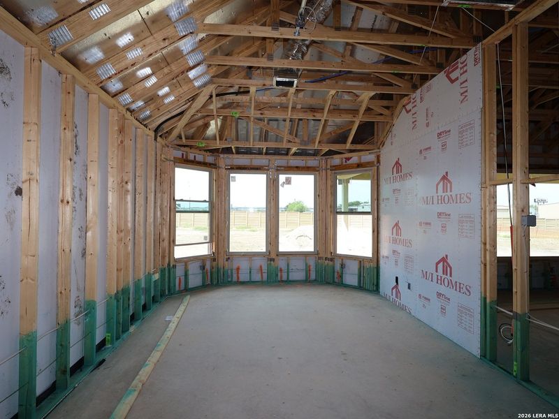 In-progress construction of a new home in Everly Estates, San Antonio, TX (Image 23).