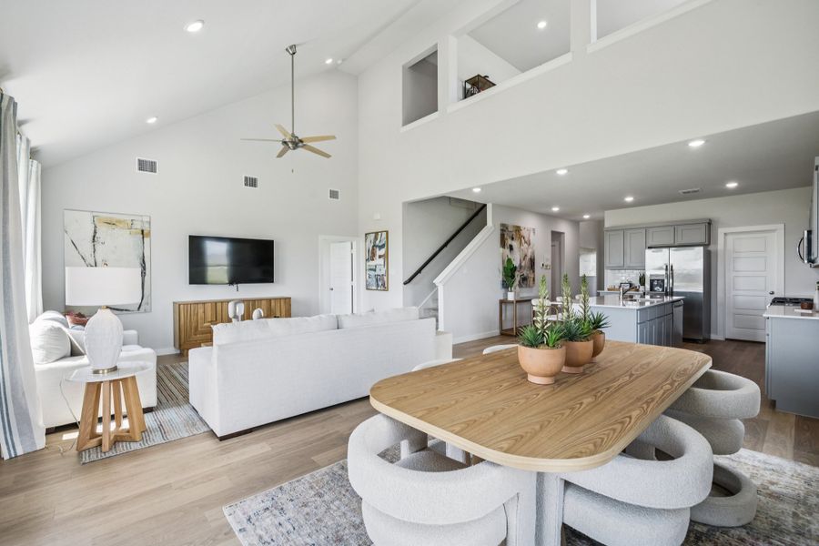 Living Room in the Winters home plan by Trophy Signature Homes – REPRESENTATIVE PHOTO Living Room in the Winters home plan by Trophy Signature Homes – REPRESENTATIVE PHOTO