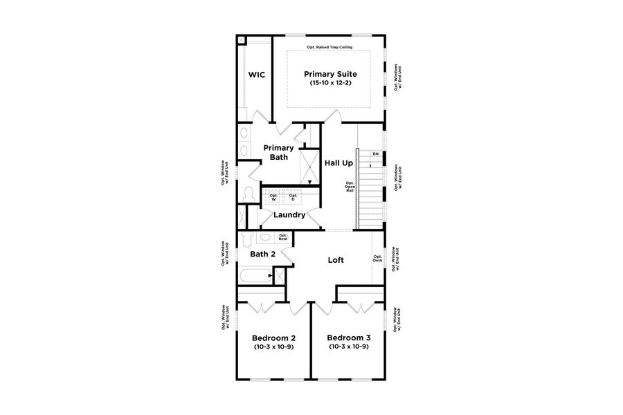 2D floor plan layout for the Mitchell by DRB Homes in Avery Landing, McDonough, GA (Image 3). 2D floor plan layout for the Mitchell by DRB Homes in Avery Landing, McDonough, GA (Image 3).
