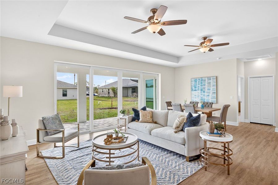 Furnished interior view inside a new home in Cape Coral, Cape Coral (Image 27).