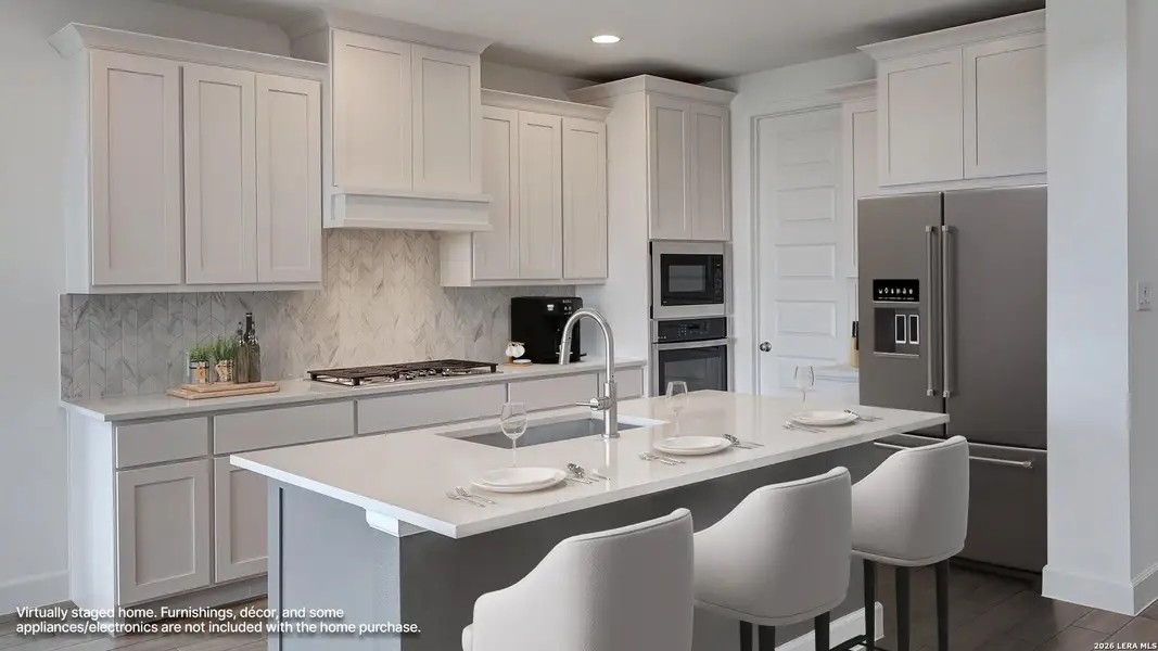 Furnished interior view inside a new home in Briggs Ranch, San Antonio (Image 16).