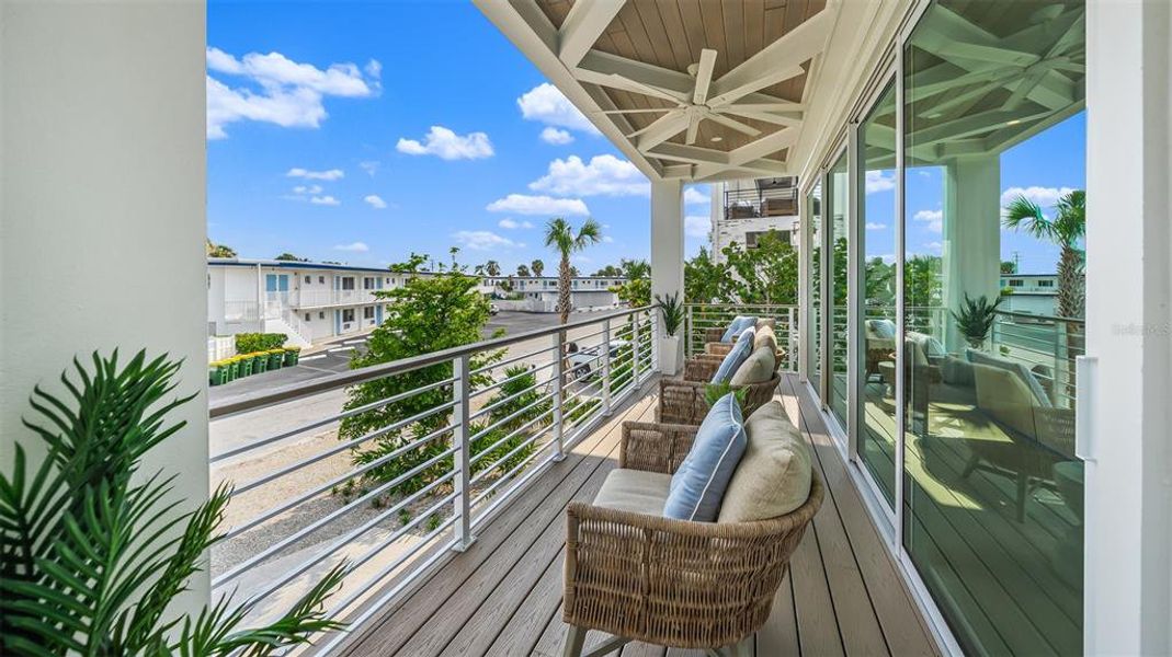 Exterior details and patio area of a home in , Sarasota (Image 23).