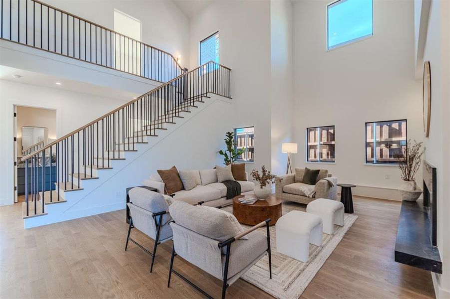 Furnished interior view inside a new home in , Dallas (Image 7).