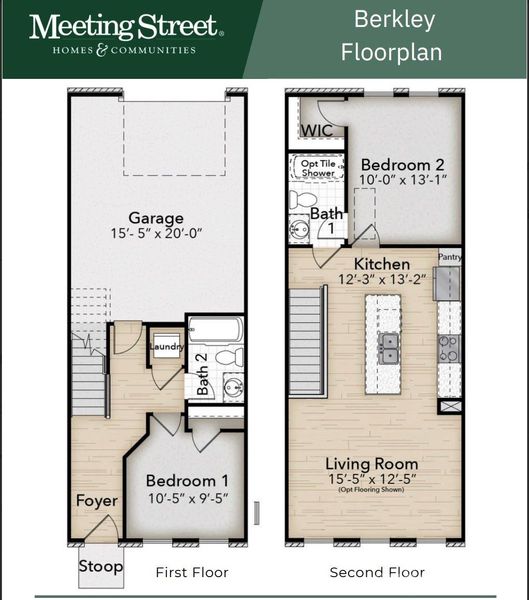 2D floor plan layout of this home in , Charlotte, NC (Image 2).