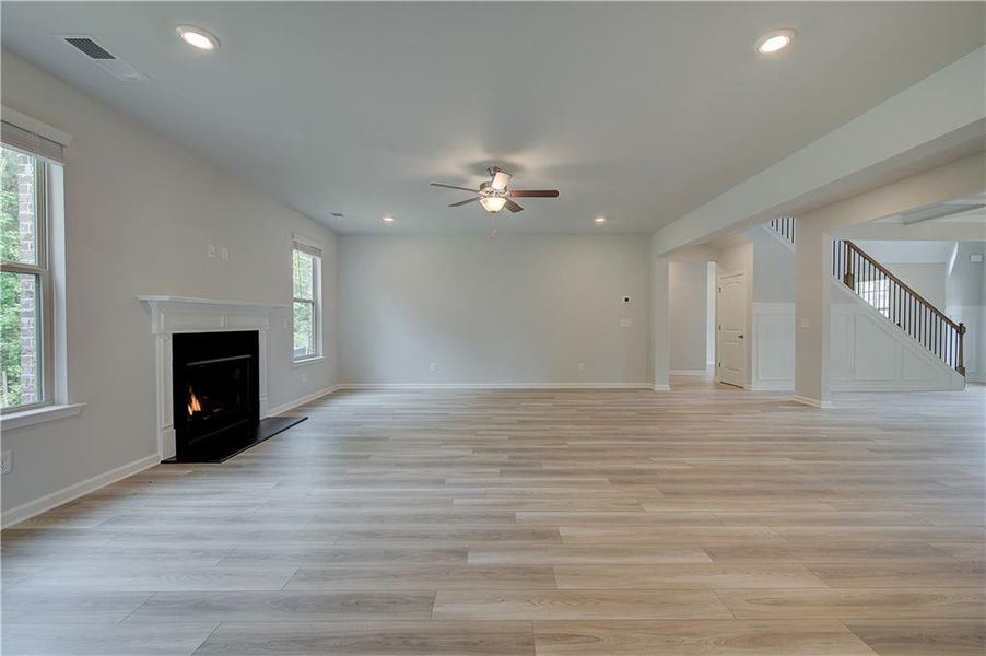 Spacious, unfurnished interior of a new home in Cambria at Traditions, Hampton (Image 19).