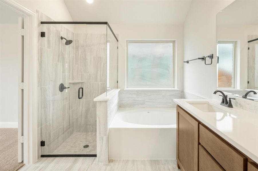 Furnished interior view inside a new home in Sunset Ridge, Alvarado (Image 12). Furnished interior view inside a new home in Sunset Ridge, Alvarado (Image 12).